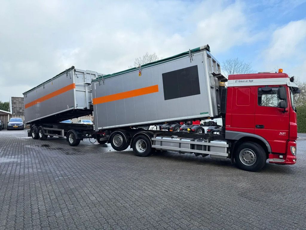 DAF XF 460 6X2 80M3 Kipper combi + BULTHUIS