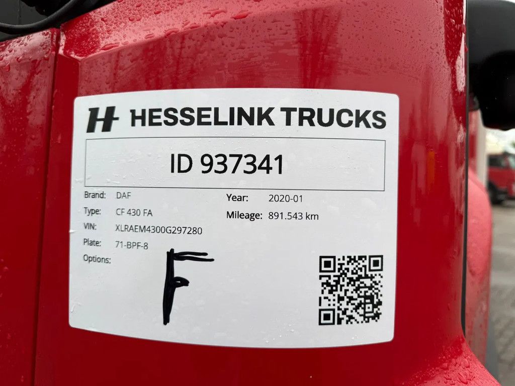 DAF CF 430 13L Frigo AHK Mitsubishi -35 D+E Flowers/Blumen