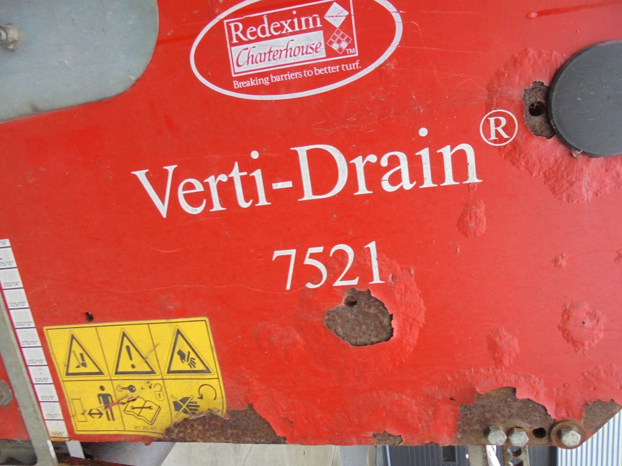 Redexim verti-drain 7521 beluchter