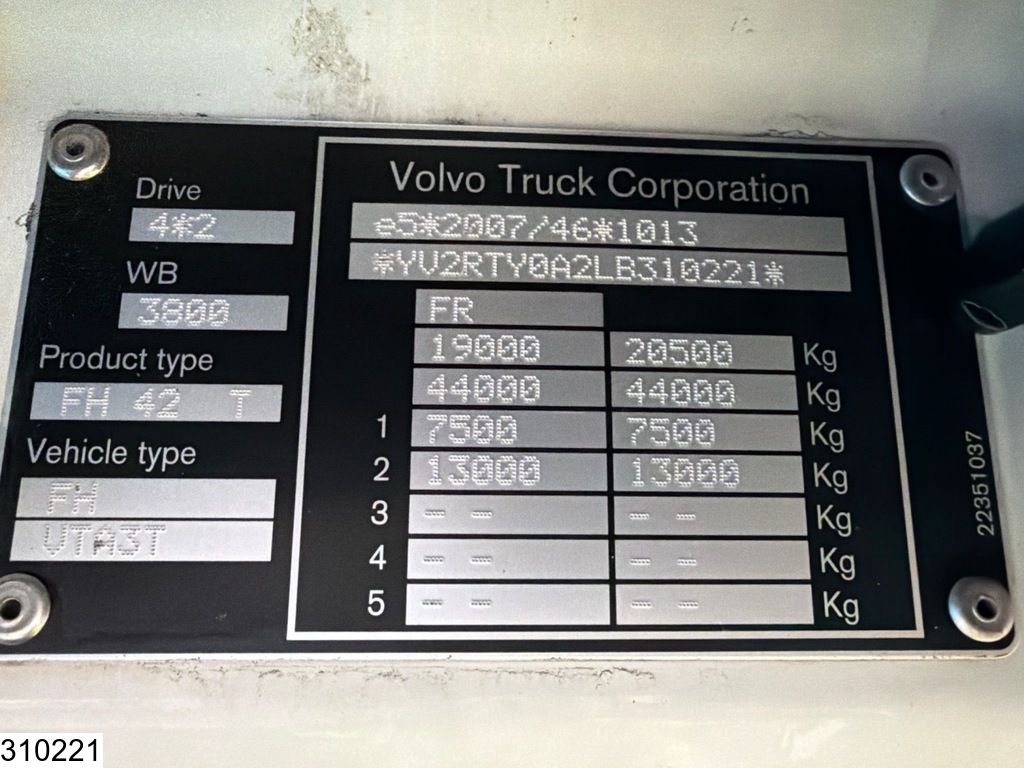 Volvo FH 460 EURO 6d, Standairco, I-Shift, 2 Tanks