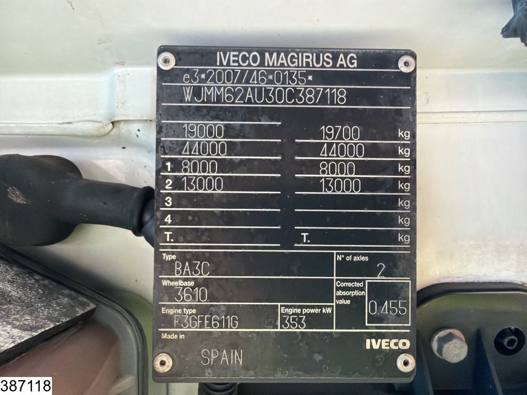 Iveco Stralis 480 EURO 6, Standairco