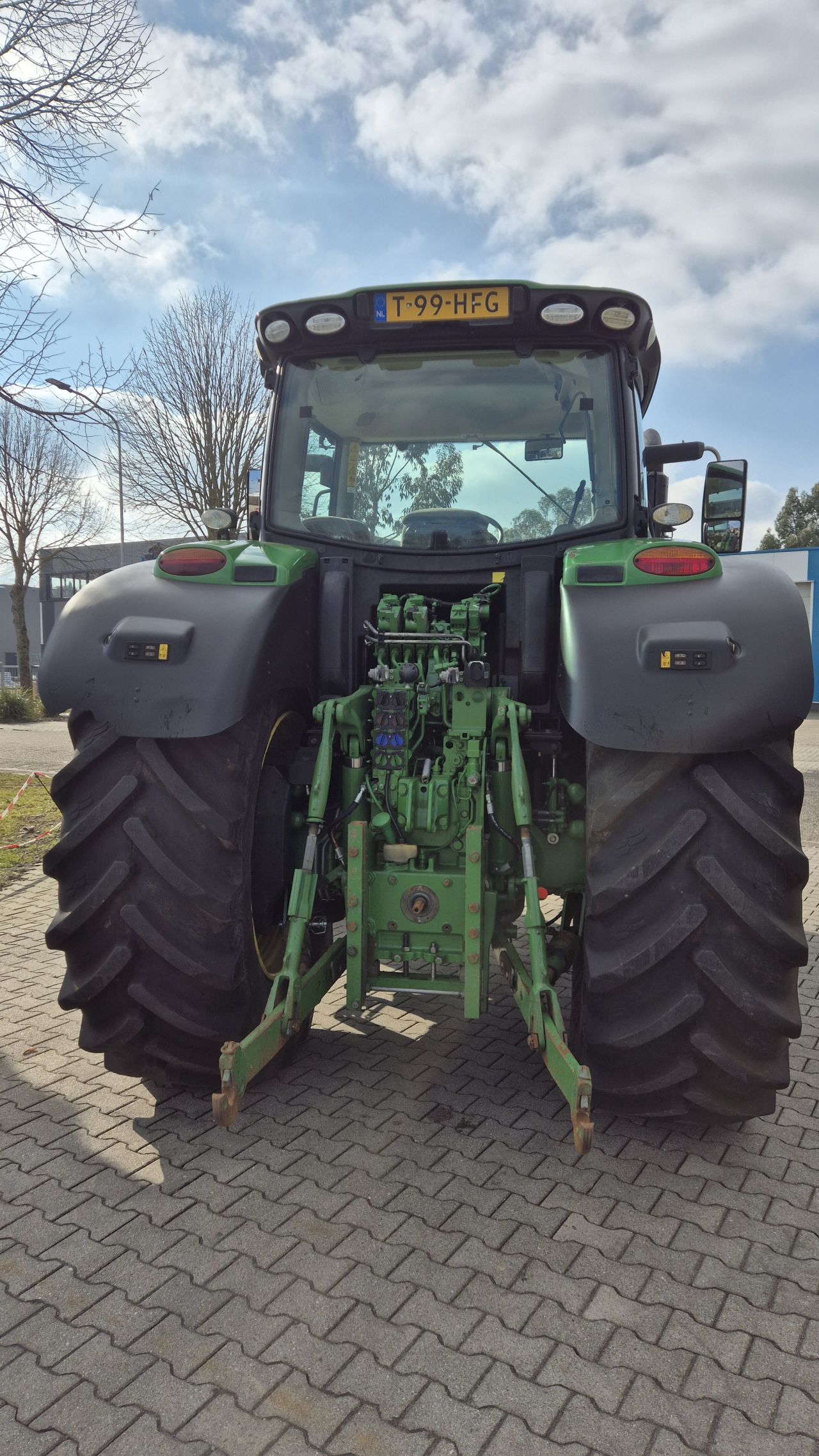 JOHN DEERE 6195R AP 40, Lucht, Fronthef PTO, AT-Ready