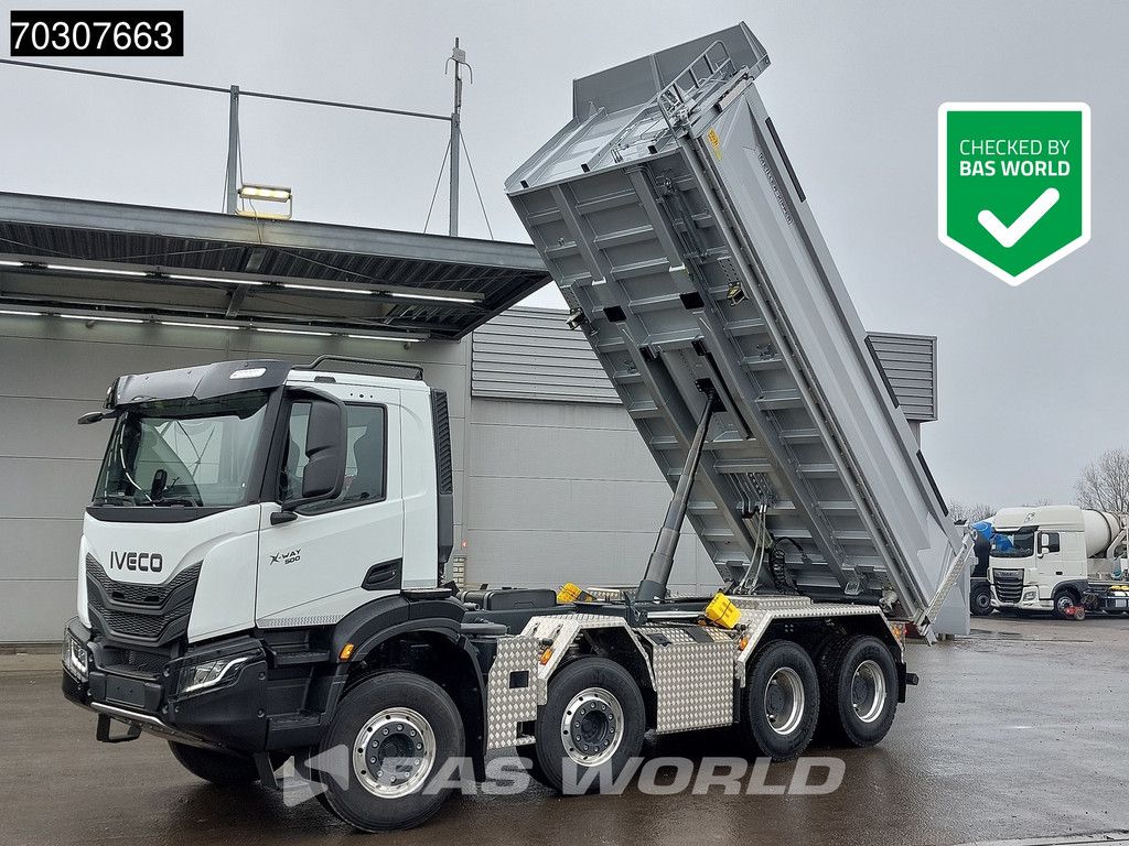 Iveco X-Way 500 8X4 NEW! 12m3 Meiller 2-side tipper Full Steel Big-Axle Retarder Automatic Euro 6
