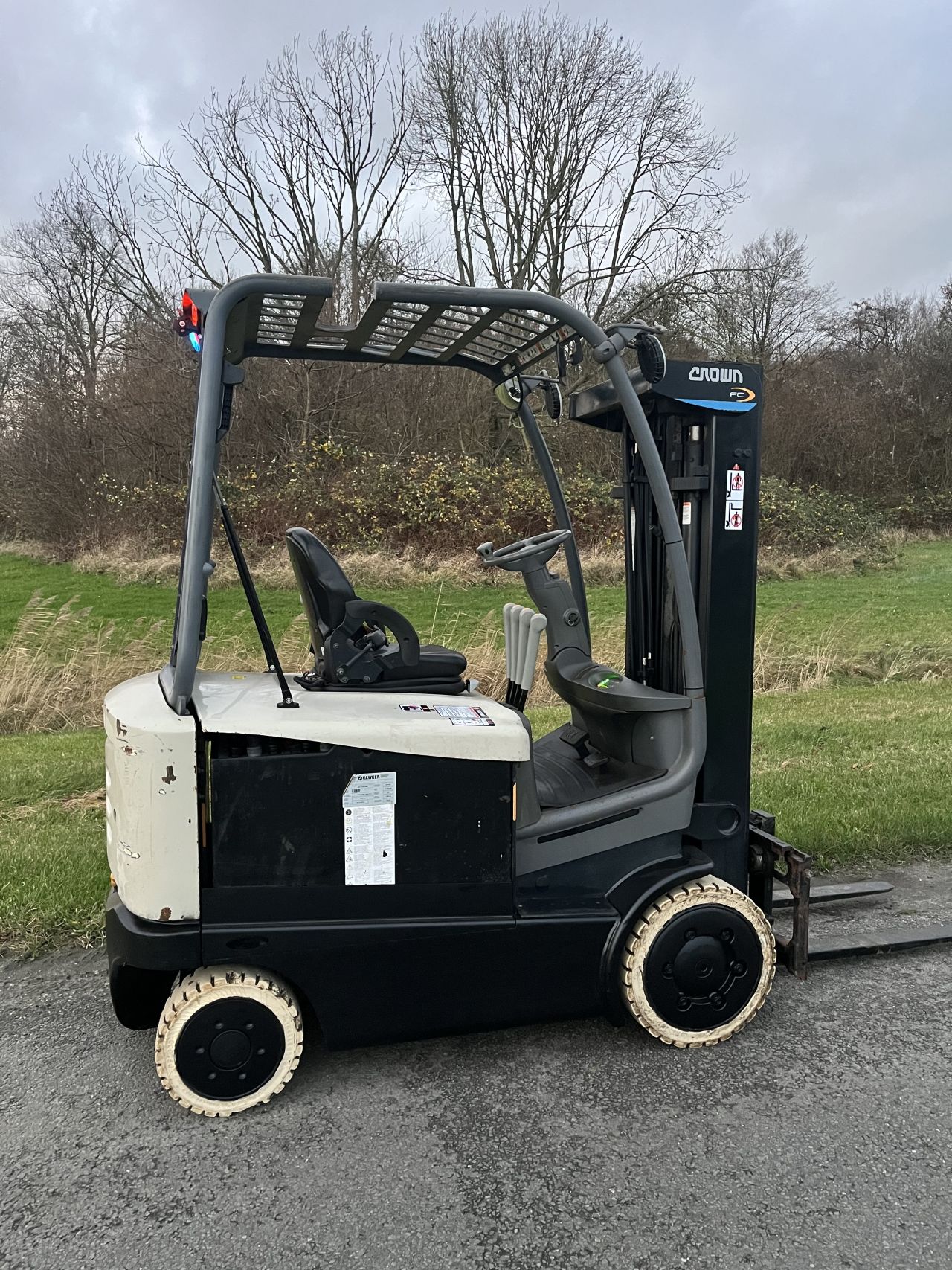 Crown FC5225 elektrische heftruck triplo sideshift