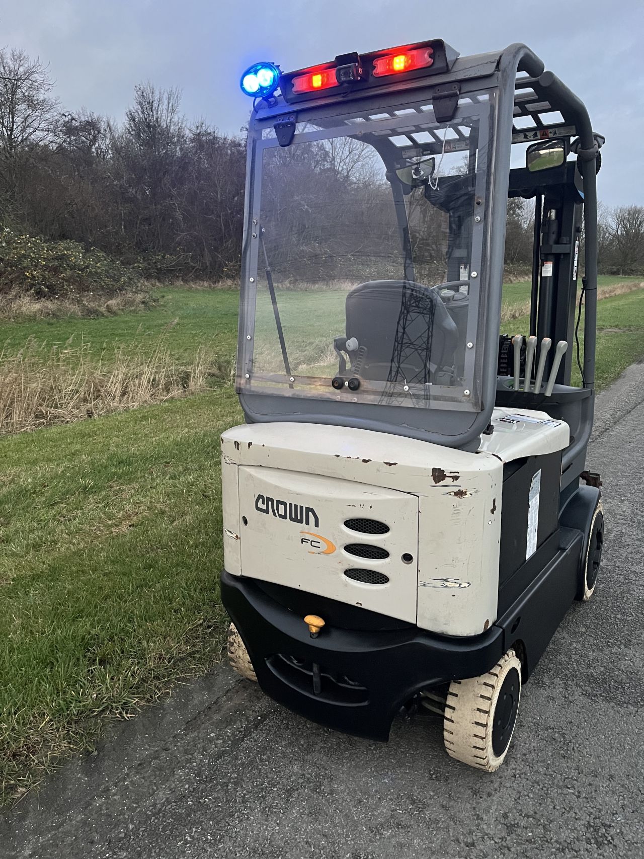 Crown FC5225 elektrische heftruck triplo sideshift