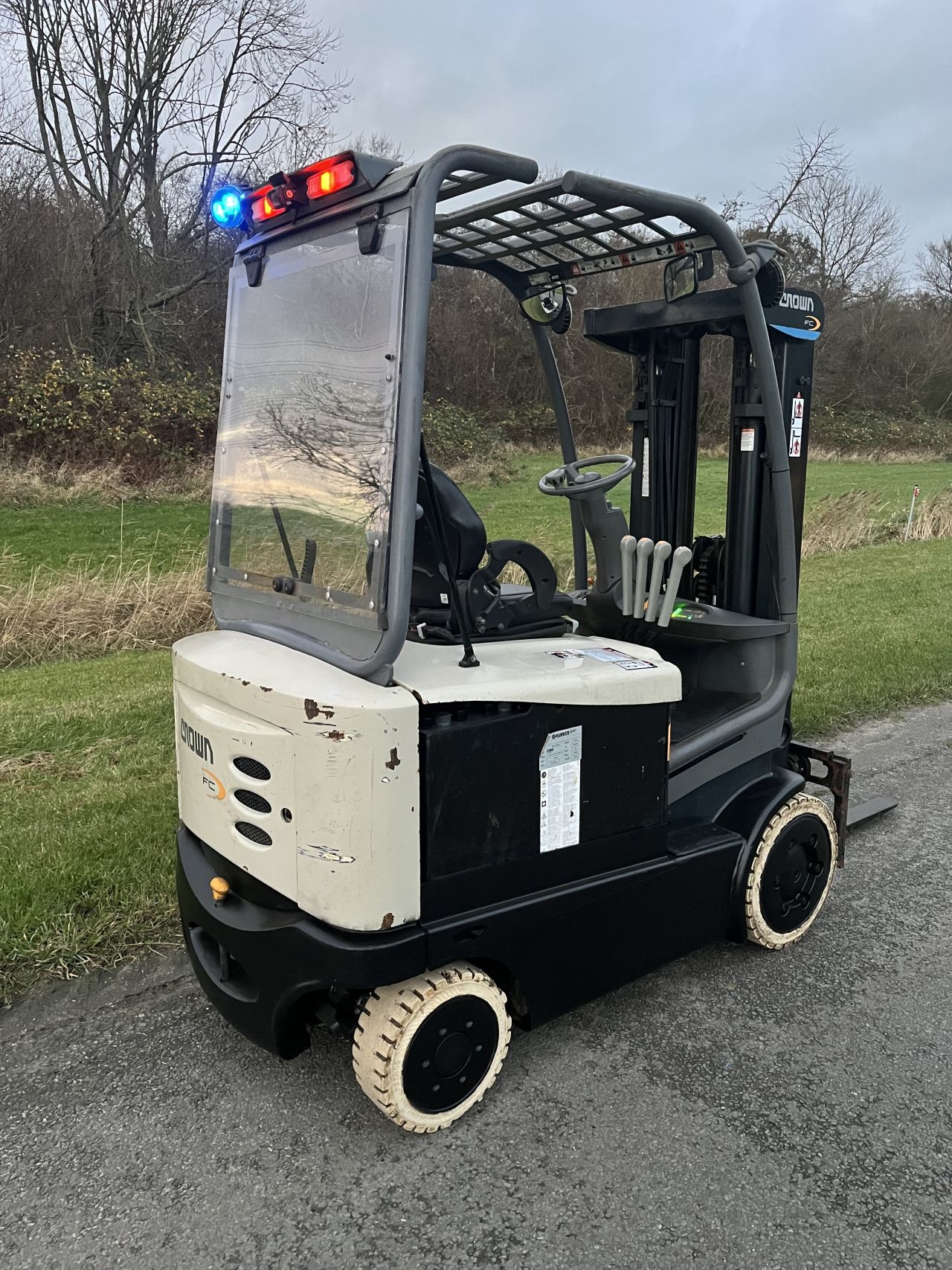 Crown FC5225 elektrische heftruck triplo sideshift