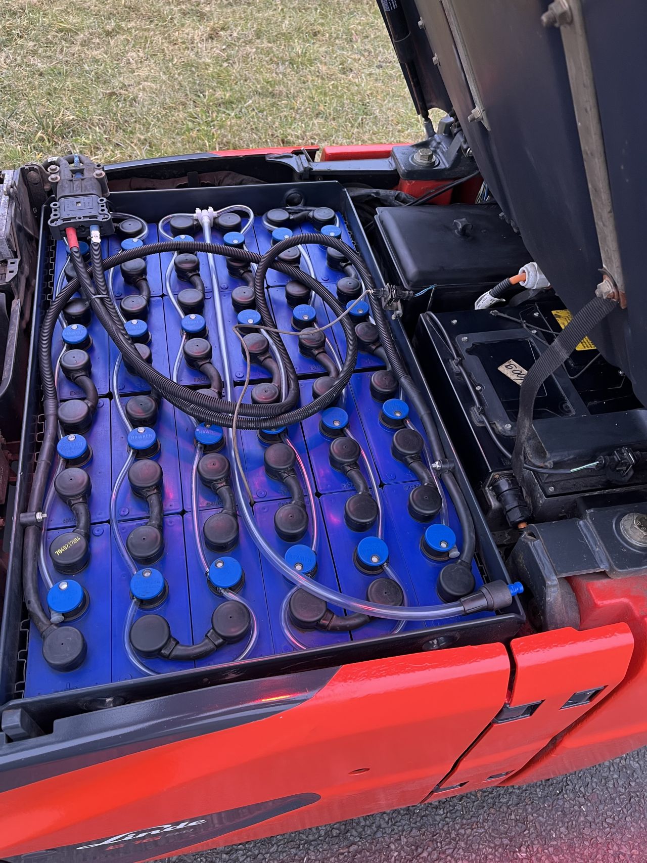 Linde E16C-02 elektrische heftruck triplo sideshift