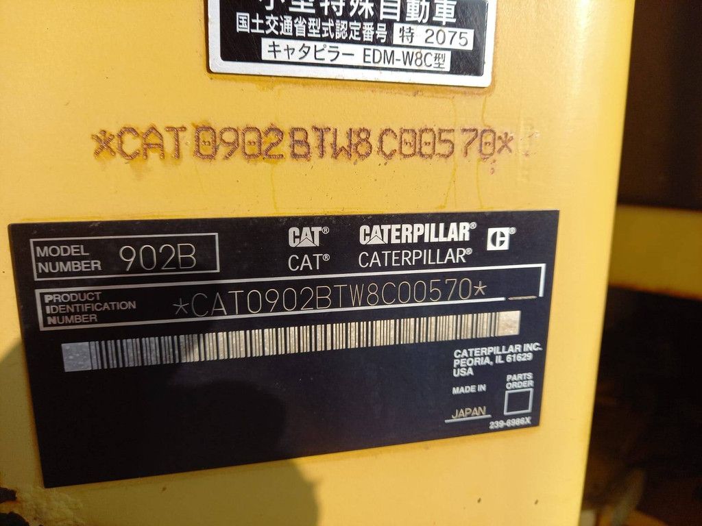 Wheel loader Caterpillar 902B Diesel 2008