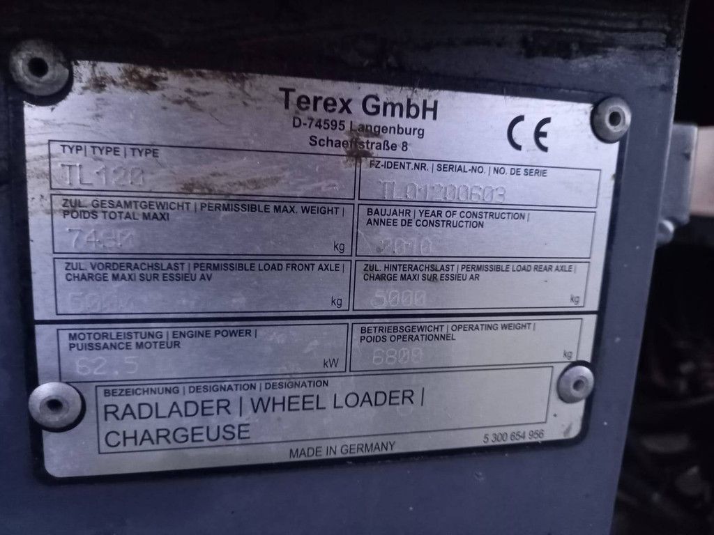 Wheel loader Terex TL120 Diesel 2010