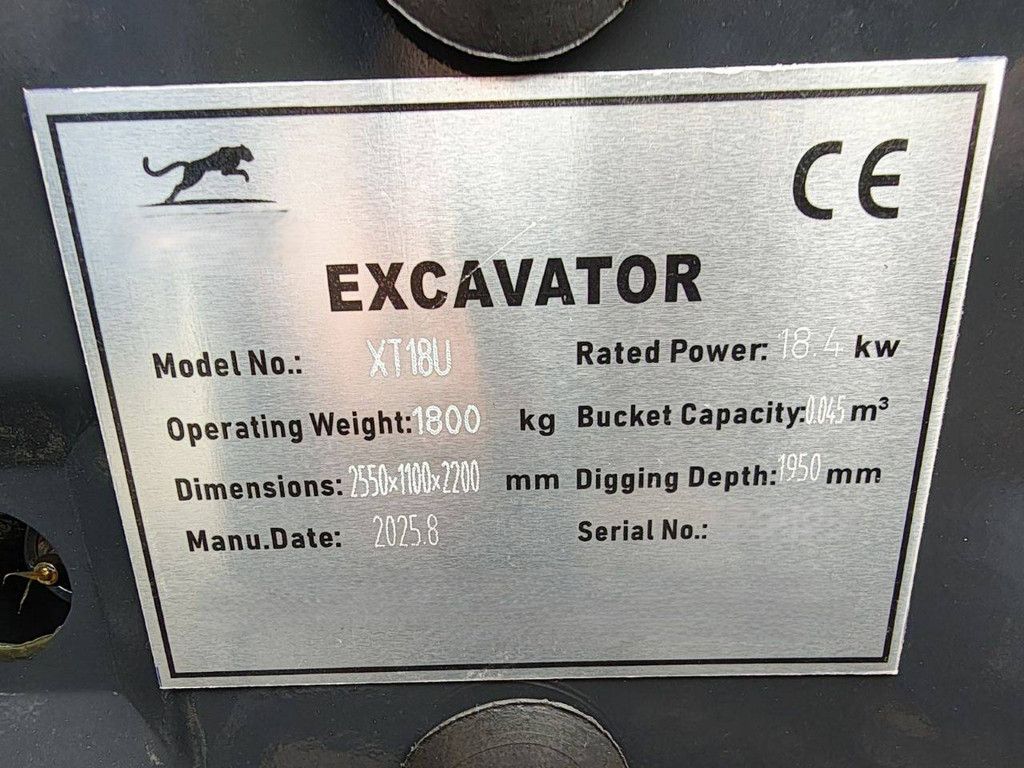 Minibagger Ranger XT18U Diesel 2025