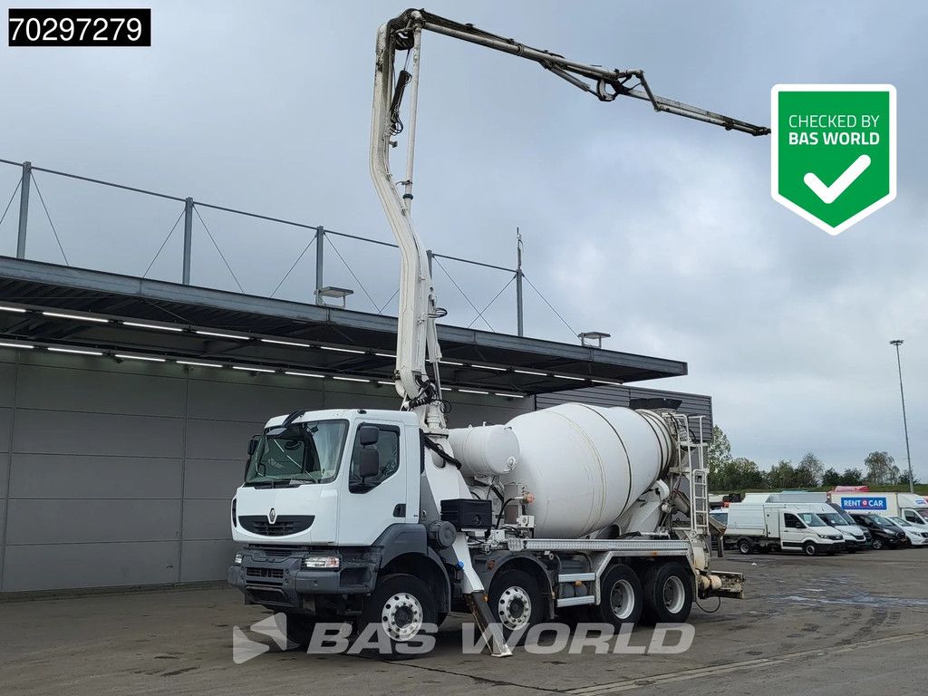 Renault Kerax 8X4 Mecbo M3-23/100-BZ Pomp+Mixer Big-Axle Steelsuspension Euro 5