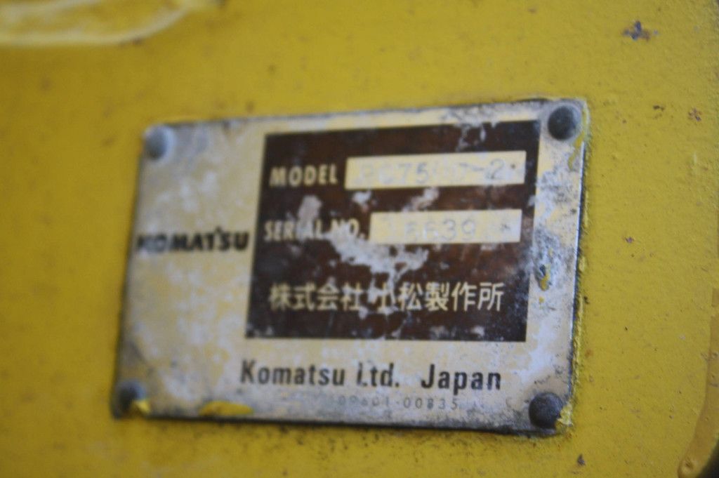 Crawler excavator Komatsu PC75UU-2 Diesel 39.9kW