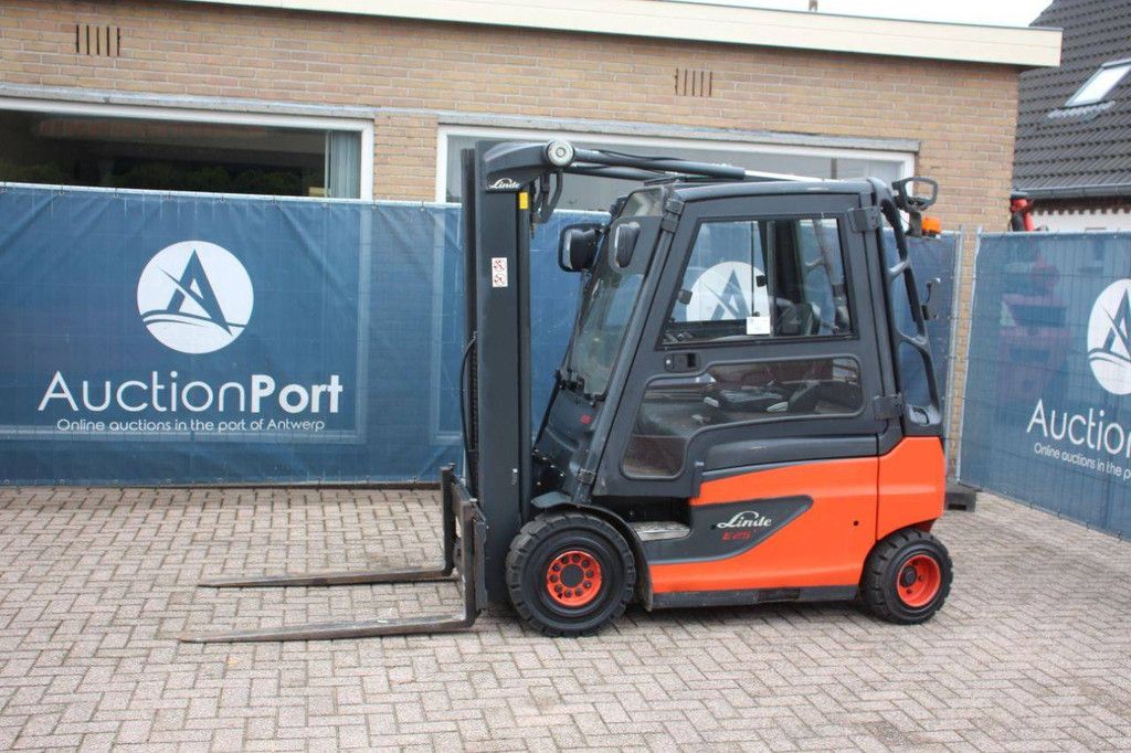 Forklift Linde E25-01 Electric 2500kg 4.7m 2015