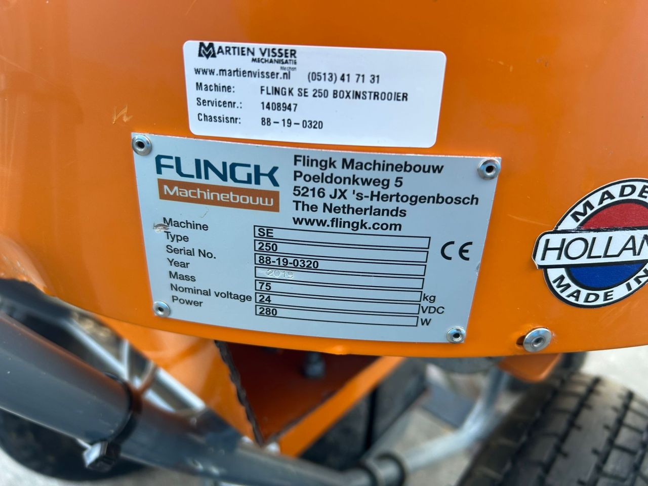 Flingk SE 250 Boxenstrooier