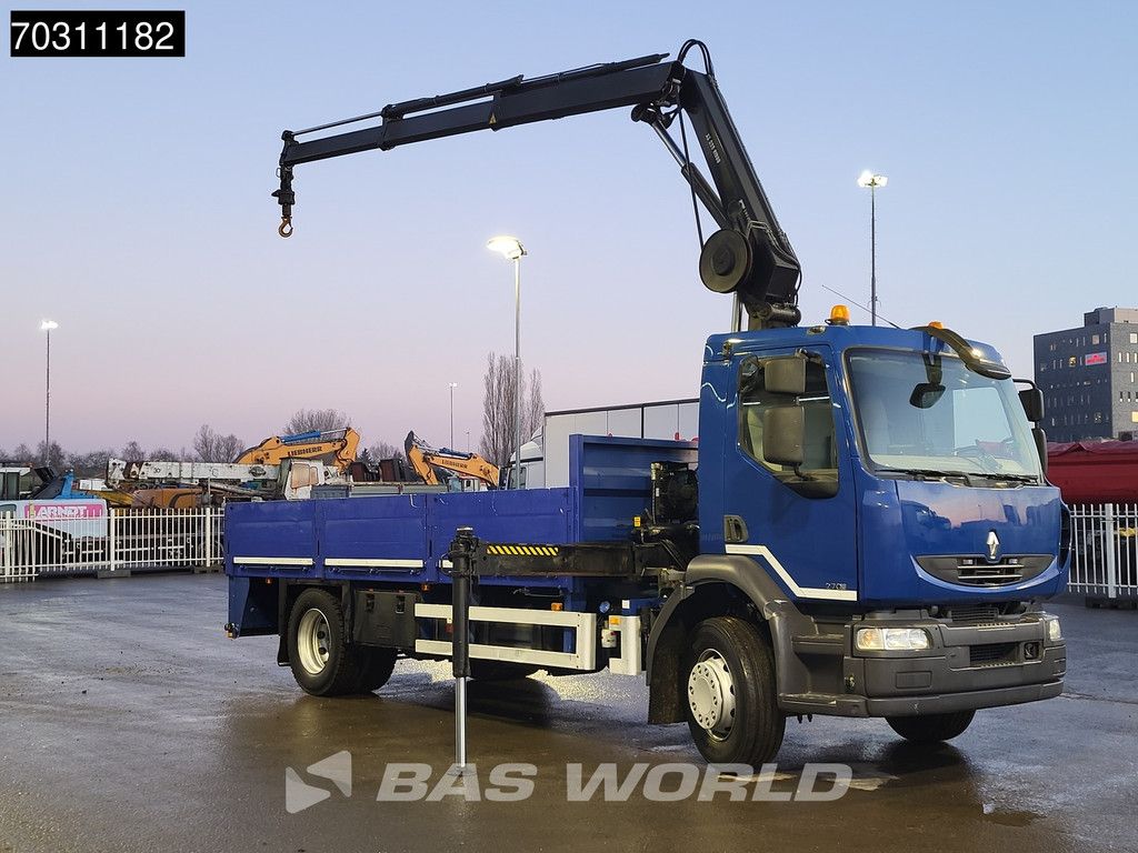 Renault Midlum Midlum 270 4X2 HIAB 099 E -2 HIDUO Kran crane Remote control Automatic Euro 5