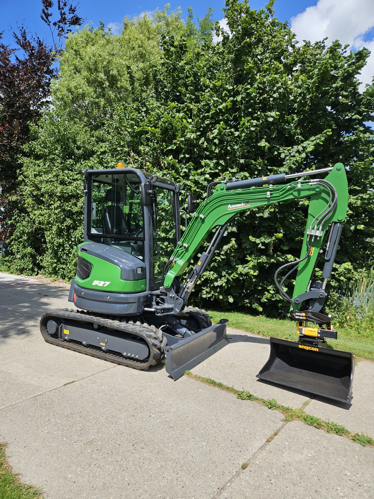 Aameck 2.7 tons graafmachine minigraver