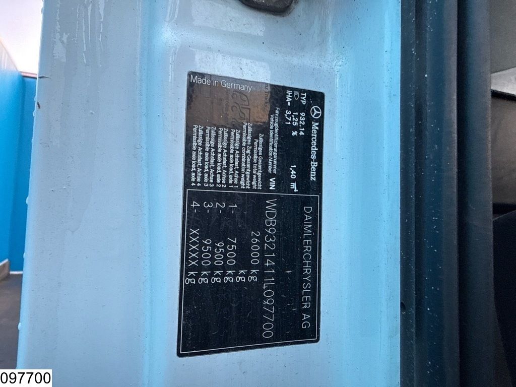 Mercedes Actros 2636 6x4, EURO 3