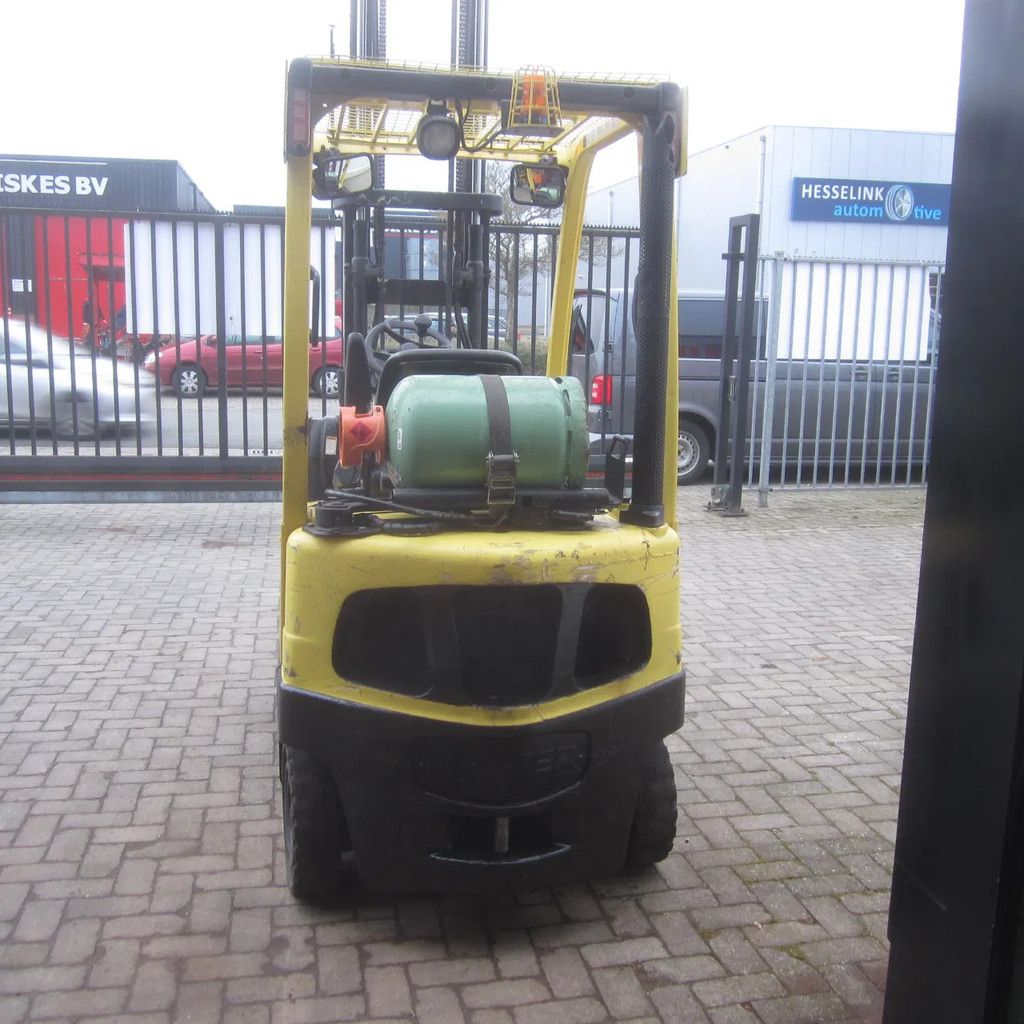 Hyster H 1.8 FT, LPG-gas, triplo, side shift, kistenkantelaar.