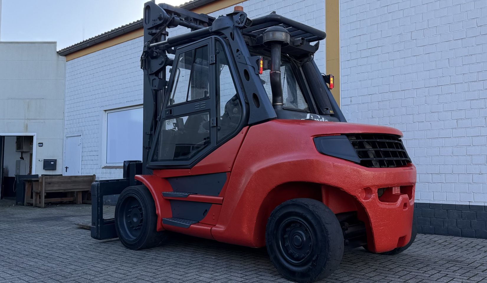 Diesel heftruck Linde H80D/900, Rotator, BJ2020!