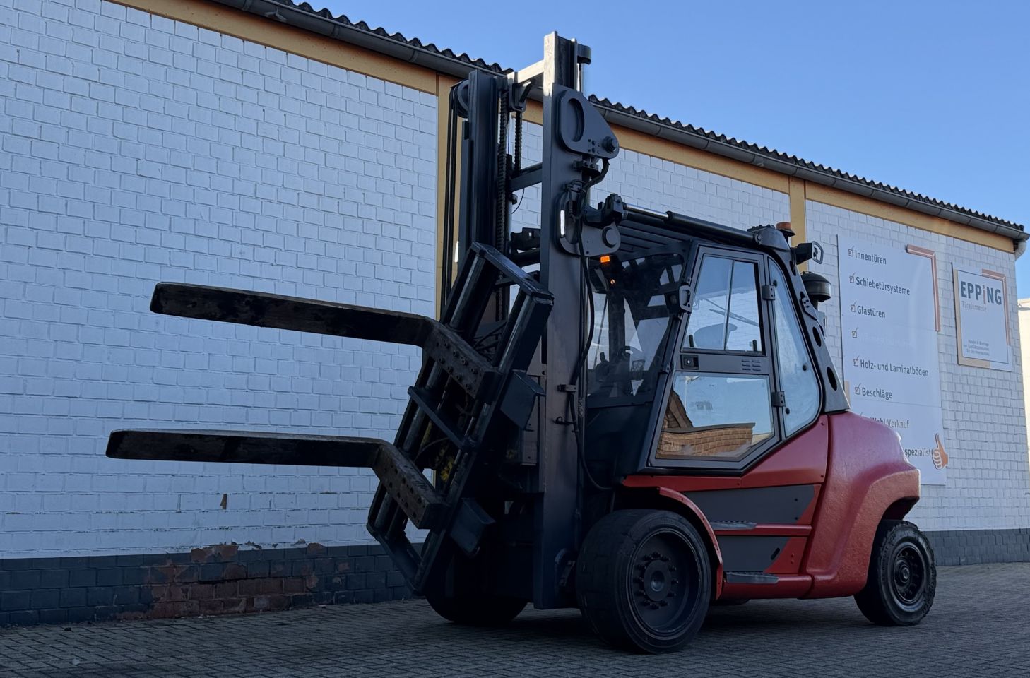 Diesel heftruck Linde H80D/900, Rotator, BJ2020!