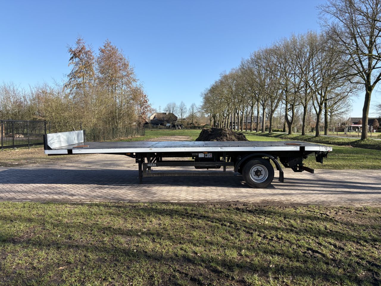 Be oplegger SAXAS vlak breed 2.55 cm