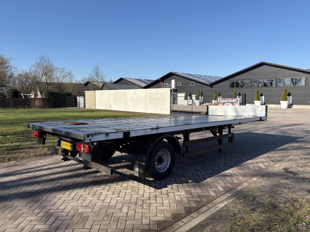 Be oplegger SAXAS vlak breed 2.55 cm