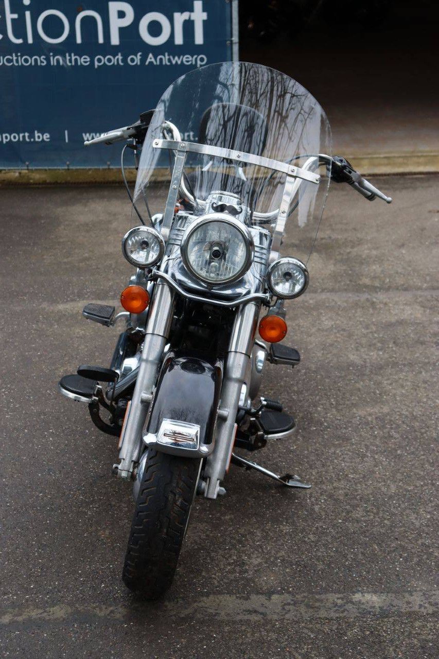 Motorcycle Harley Davidson Heritage Softail Classic Petrol 2012