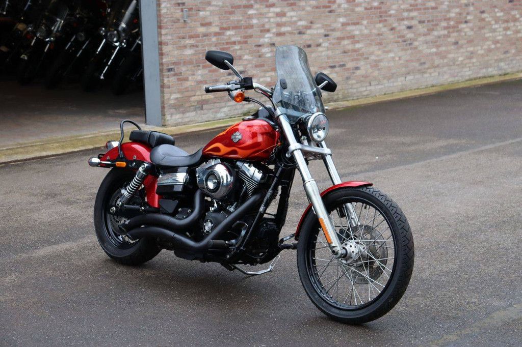 Motorcycle Harley Davidson Dyna Wide Glide Petrol 2012