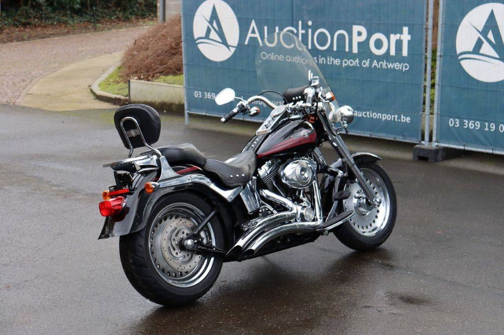 Motorcycle Harley Davidson Fat Boy Petrol 2009