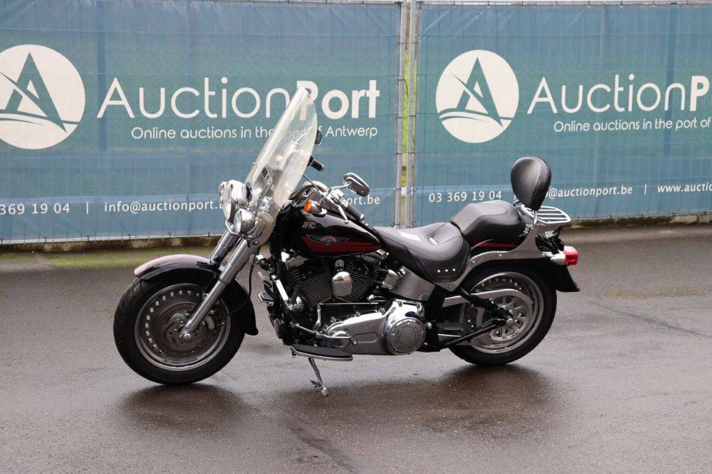 Motorcycle Harley Davidson Fat Boy Petrol 2009