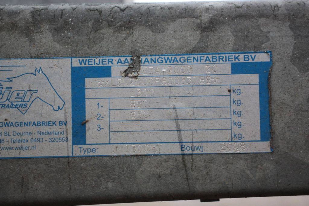 Horse trailer Weijer W2000F 2008 (Margin)