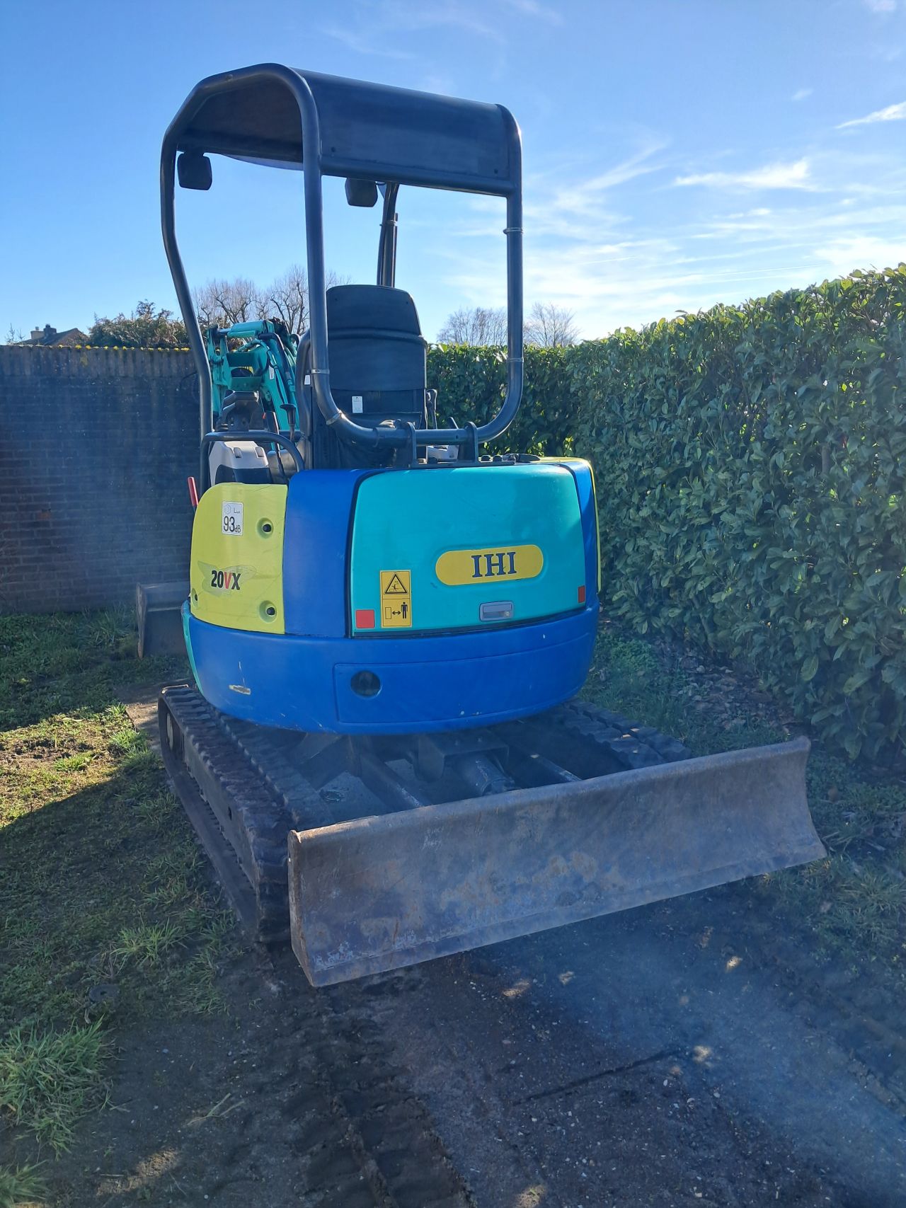 Minigraver IHI 20 VX / Minikraan / 2100 kg ! / Graafmachine