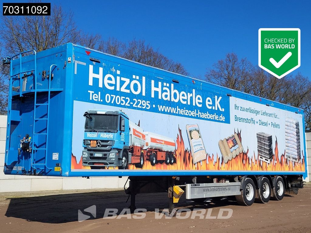 Kraker CF-Z 3 axles 92m3 Lifting Axle 10mm