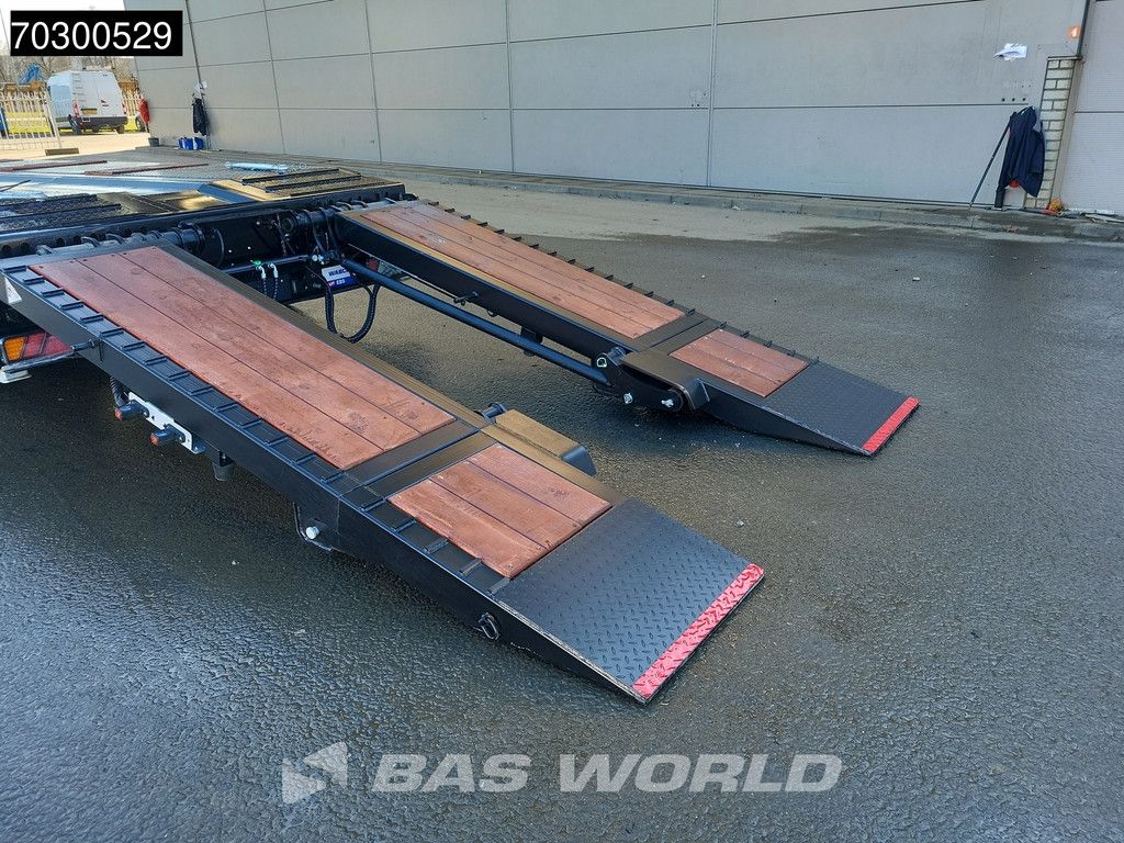 GVN LOWBED 4 axles NEW! Lifting Axle + 2x Steering Axle Hydraulic Ramps