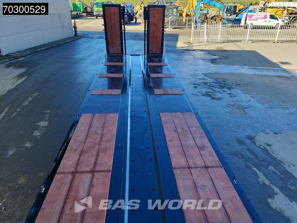 GVN LOWBED 4 axles NEW! Lifting Axle + 2x Steering Axle Hydraulic Ramps