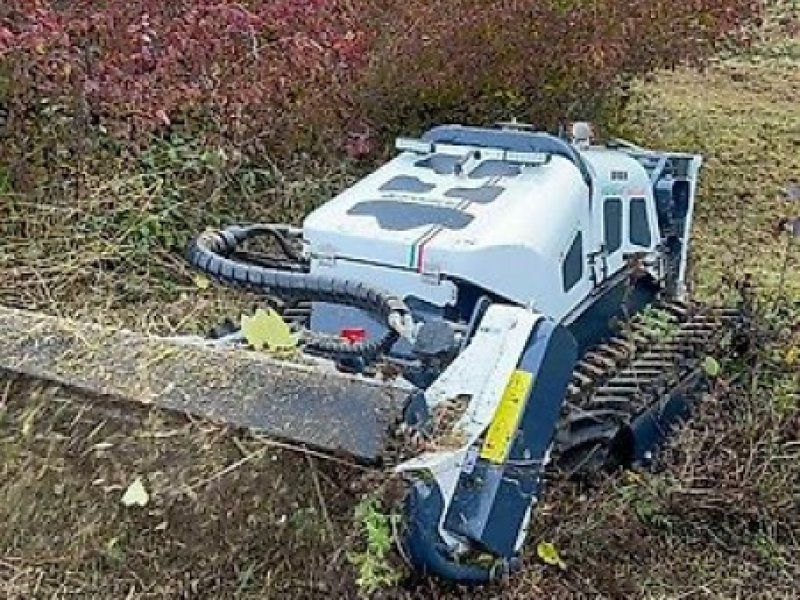 Hymach Funkraupe Mähraupe Geräteträger Mulchraupe Forst Raupe