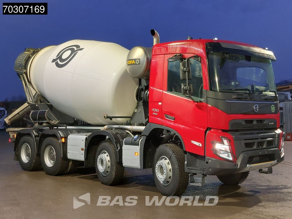 Volvo FMX 430 8X4 10m3 CIFA Mixer Steel suspension Big-Axle Automatic Euro 6
