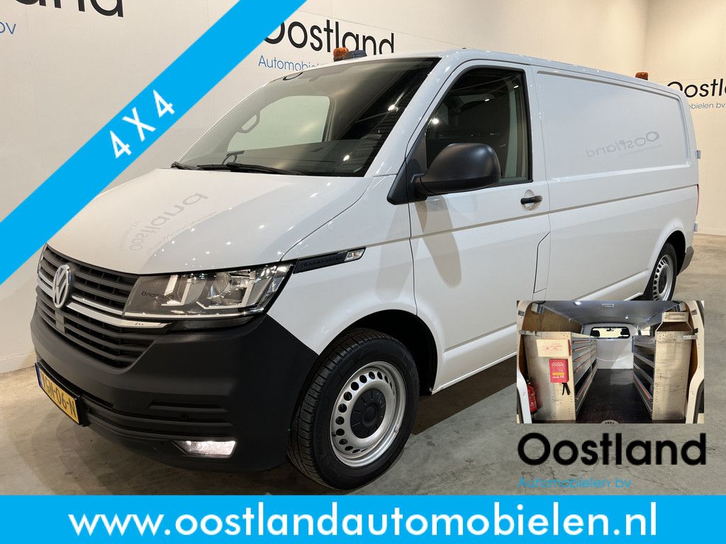 Volkswagen Transporter 2.0 TDI L2H1 150 PK 4Motion 4x4 / Servicebus / Inrichting / Euro 6 / 220V. / Airco / CarPlay / Cruise Control / Camera / Navigatie