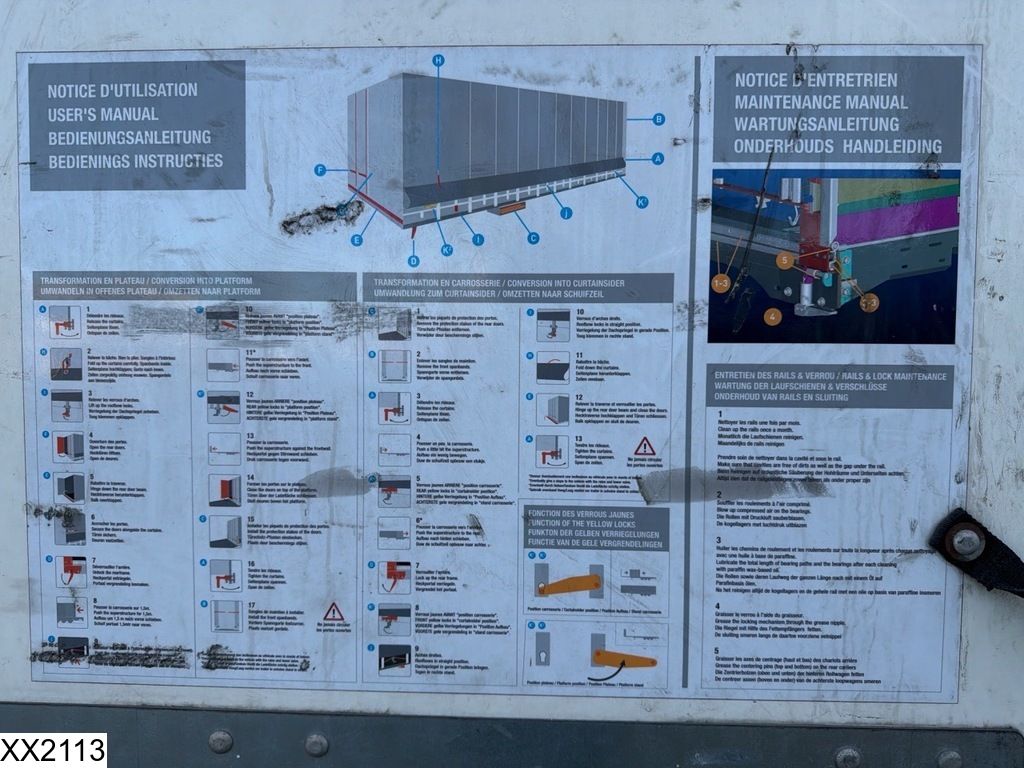 Fruehauf Tautliner Libner openbox C+, Edscha