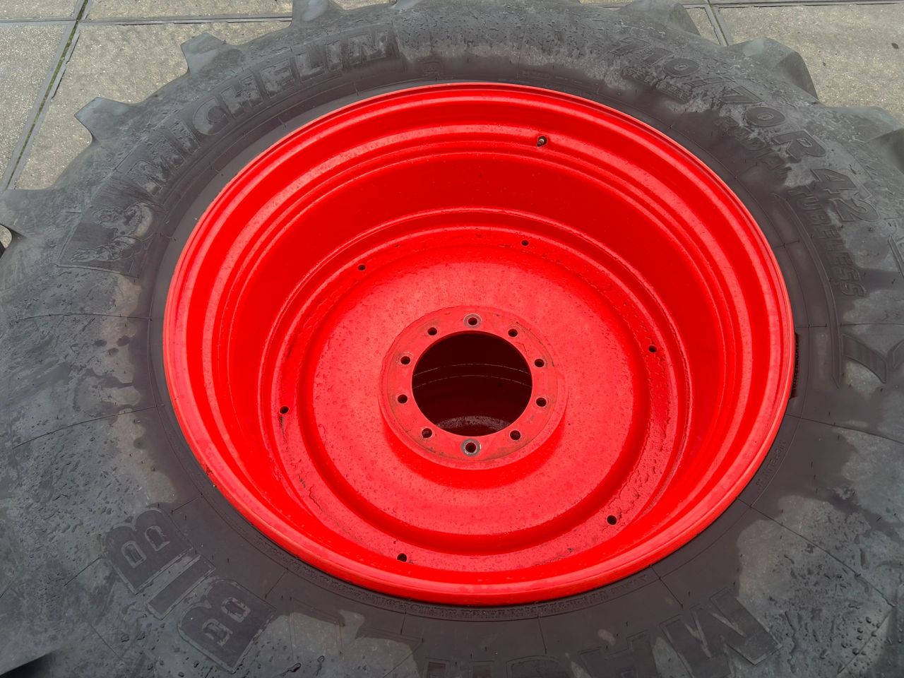 Michelin MachXbib 710/70R42&600/70R30 op 10 gaats Fendt velgen