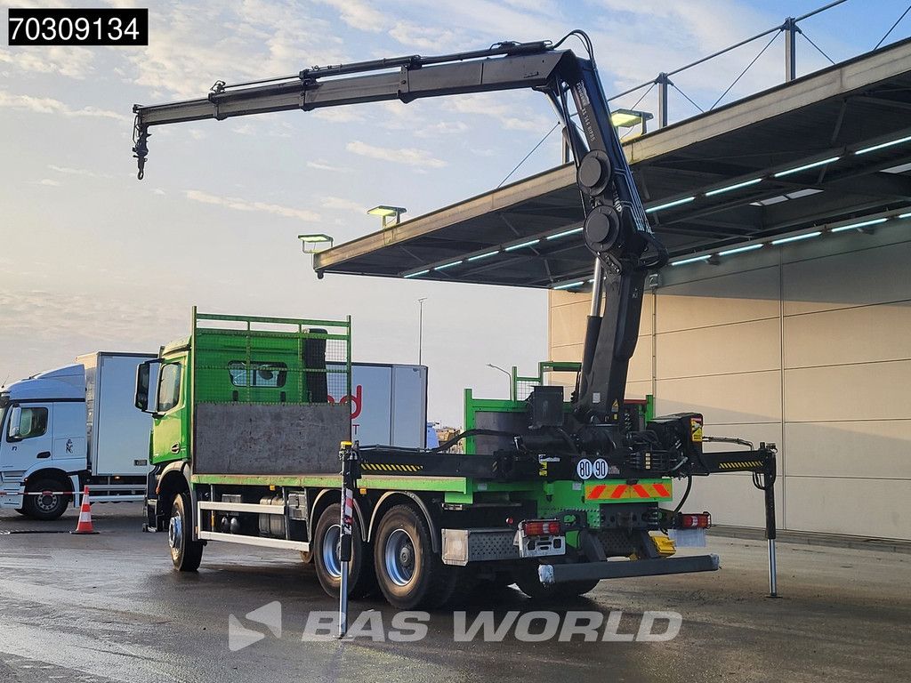 Mercedes Arocs 2636 6X4 HIAB 144 E-3 HIPRO Kran Crane Steelsuspension Big-Axle Euro 6