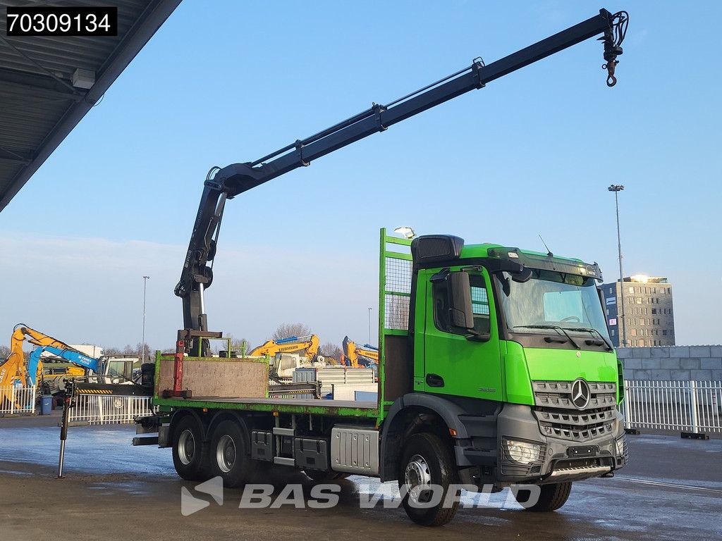 Mercedes Arocs 2636 6X4 HIAB 144 E-3 HIPRO Kran Crane Steelsuspension Big-Axle Euro 6
