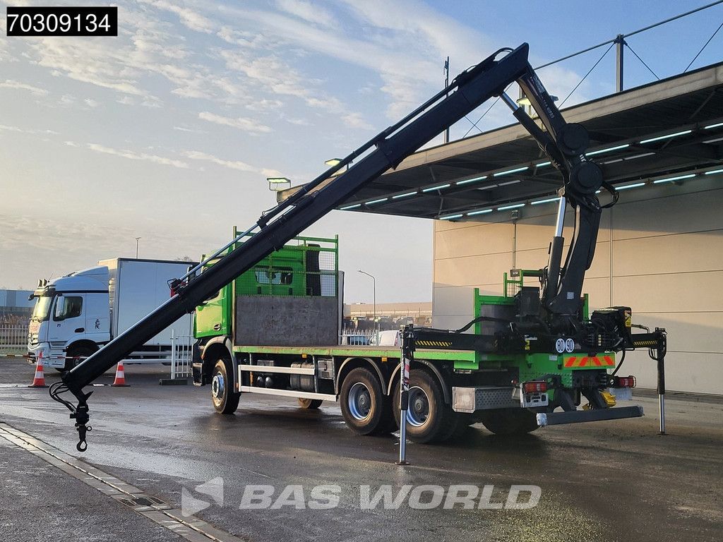 Mercedes Arocs 2636 6X4 HIAB 144 E-3 HIPRO Kran Crane Steelsuspension Big-Axle Euro 6