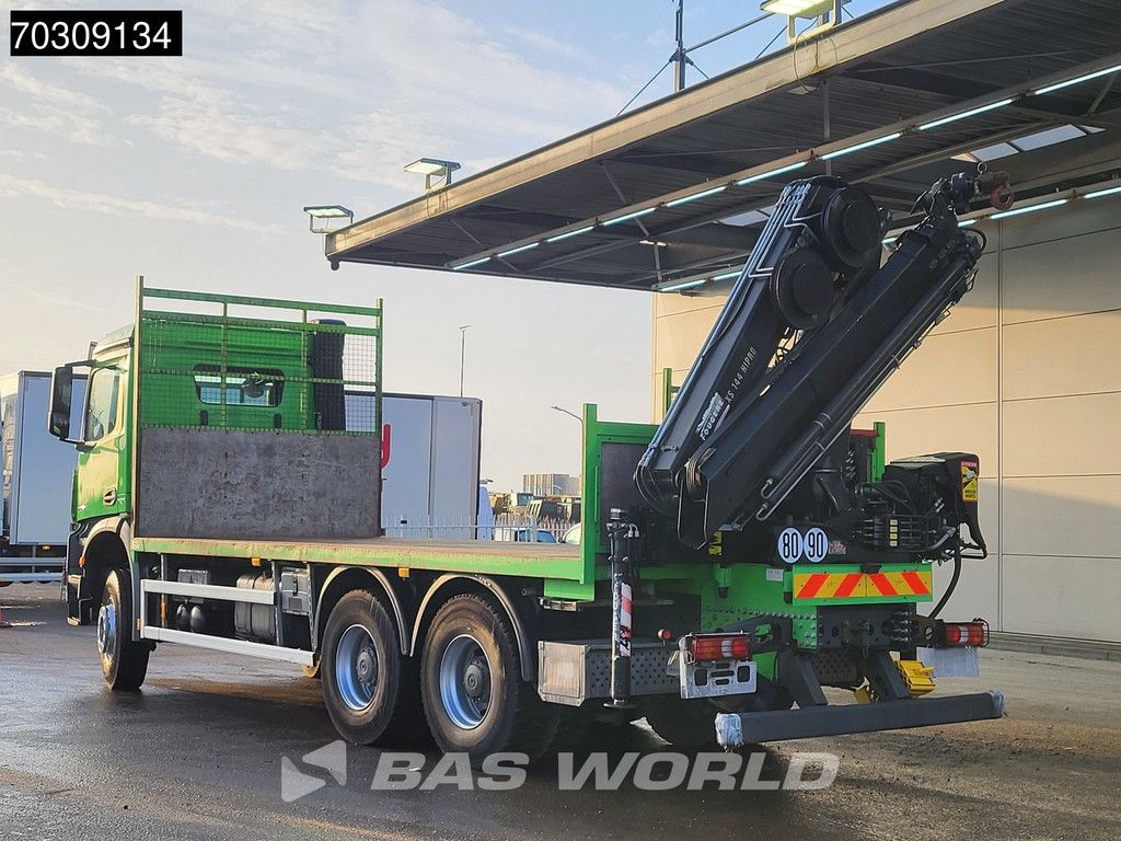 Mercedes Arocs 2636 6X4 HIAB 144 E-3 HIPRO Kran Crane Steelsuspension Big-Axle Euro 6