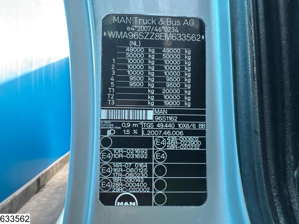 MAN TGS 49 440 10x8, EURO 5, Hyva, 24,6 m3