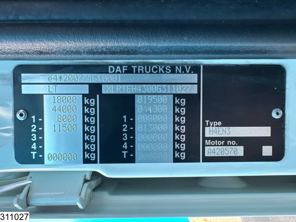 DAF XF 480 EURO 6d, ACC