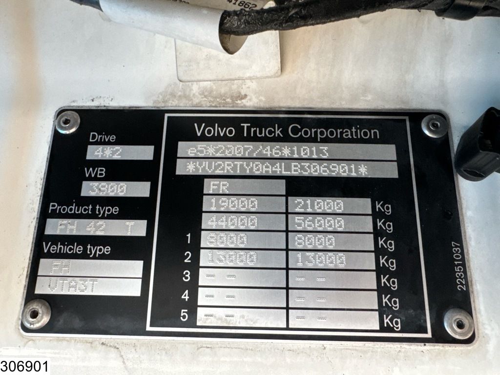 Volvo FH 460 EURO 6d, Standairco