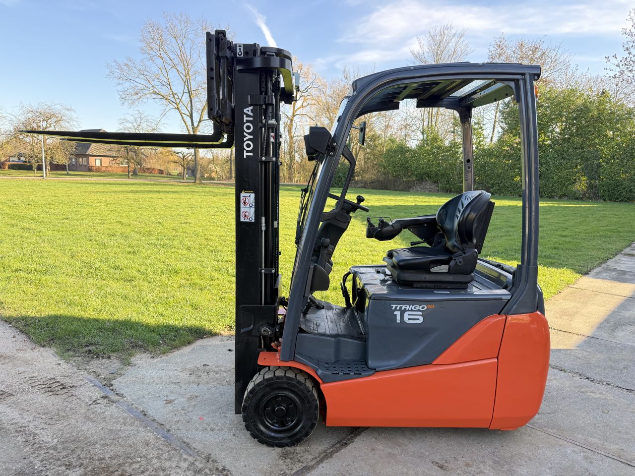 Toyota Traigo 1600kg triplex Freelift Sideshift 3900uur