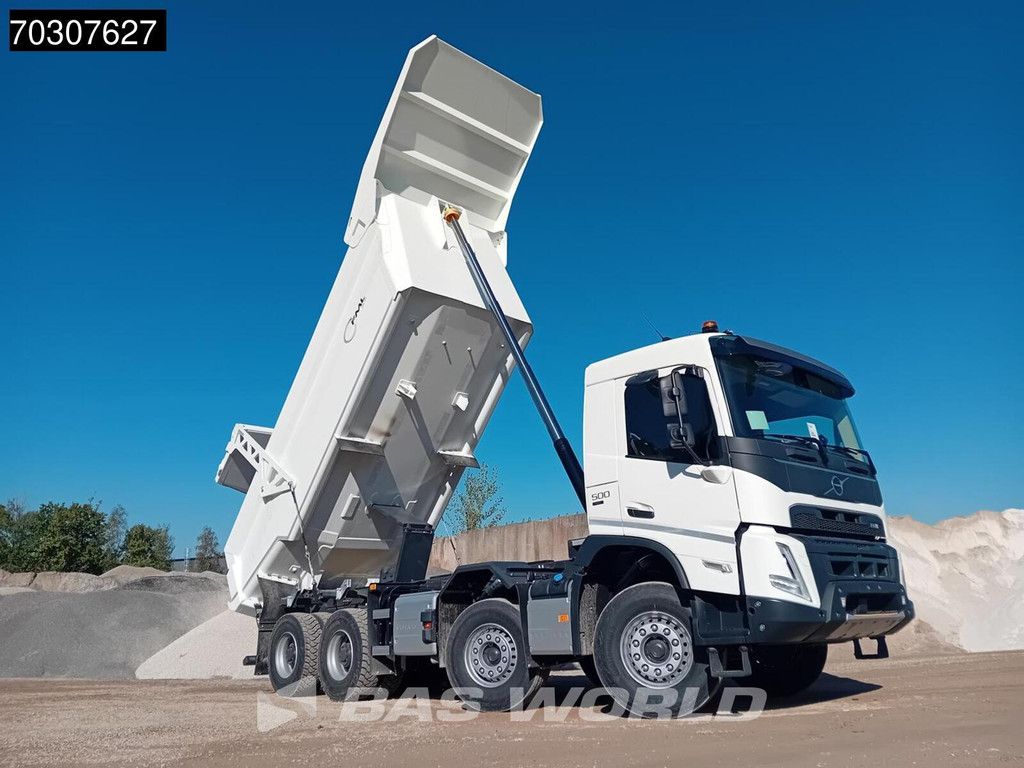 Volvo FMX FMX 500 8X4 22m3 Mining tipper 52tons GVW Steel suspension Big-Axle VEB+ Euro 6