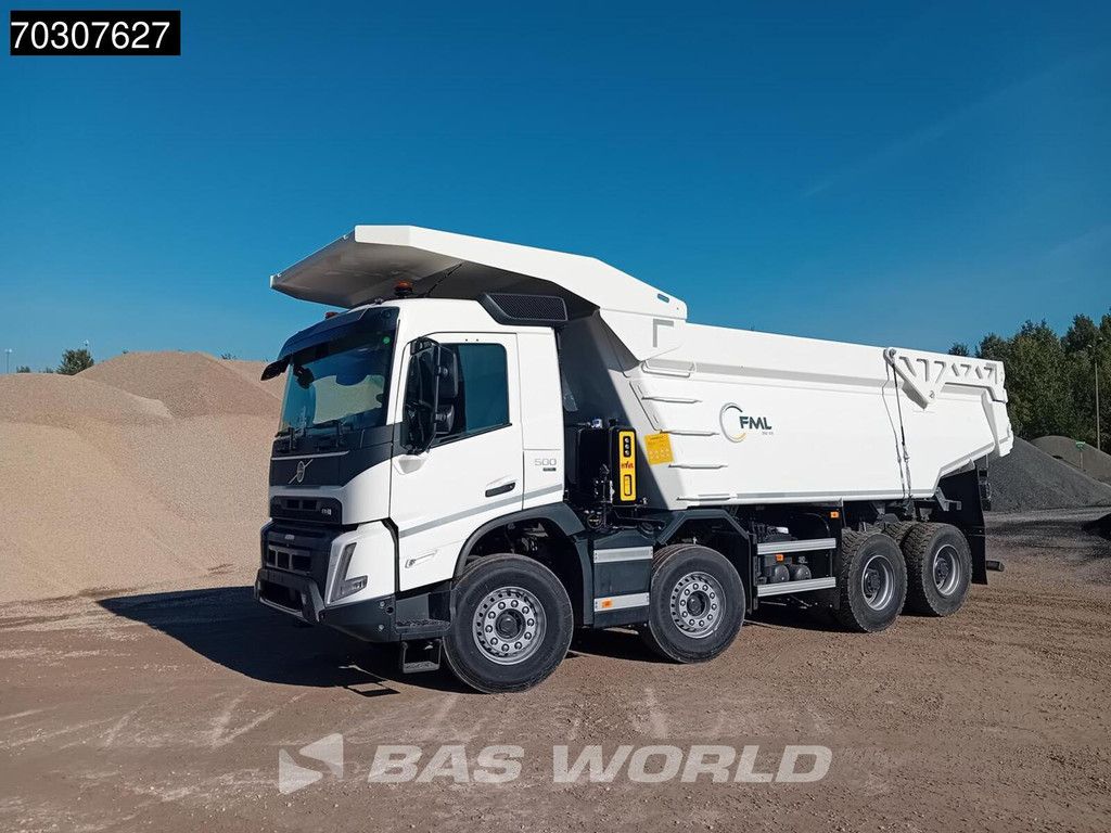 Volvo FMX FMX 500 8X4 22m3 Mining tipper 52tons GVW Steel suspension Big-Axle VEB+ Euro 6